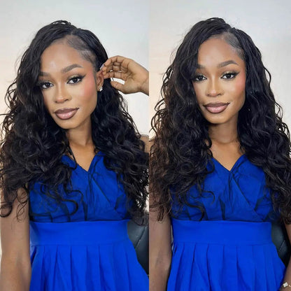Body Wave Crochet Human Hair Extensions
