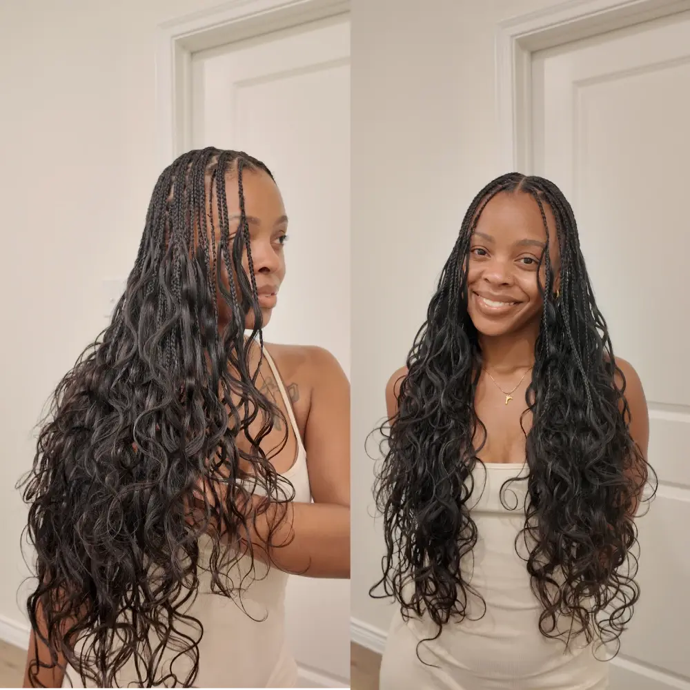 Body Wave Crochet Human Hair Extensions