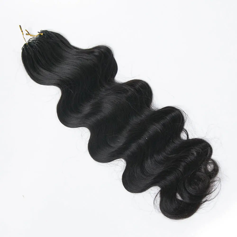 Body Wave Crochet Human Hair Extensions